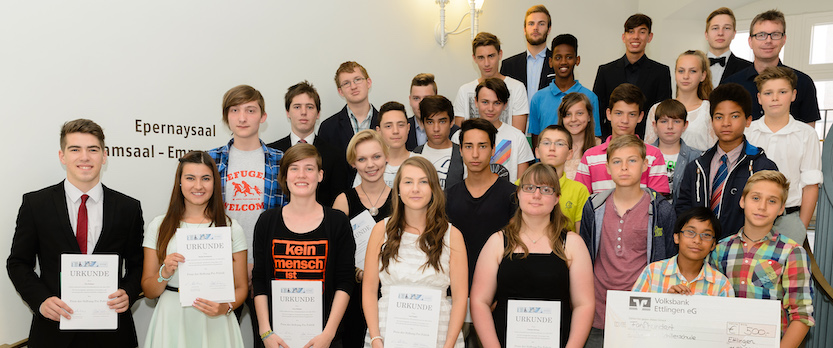 Preisverleihung 2015 mit zahlreichen Preisträgern